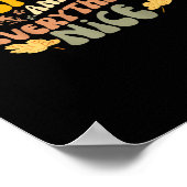 Pumpkin Gewürz und alles Nizza Fall Saison Herbst Poster (Ecke)