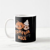 Pumpkin Gewürz und alles Nizza Fall Saison Wome Kaffeetasse (Links)