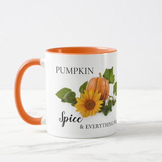 Pumpkin Gewürz und alles Nizza Fall Tasse (Links)
