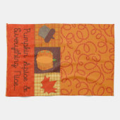 Pumpkin Gewürz und alles Nizza Geschirrtuch (Horizontal)