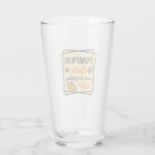 Pumpkin Gewürz und alles Nizza Glas (Rückseite)