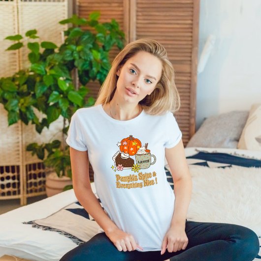 Pumpkin Gewürz und alles Nizza Herbst Herbst T-Shirt