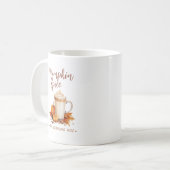Pumpkin Gewürz und alles Nizza Kaffeetasse (Vorderseite Links)
