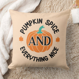 Pumpkin Gewürz und alles Nizza Kissen