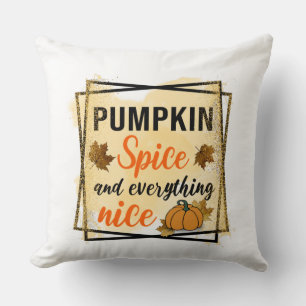Pumpkin Gewürz und alles Nizza Kissen