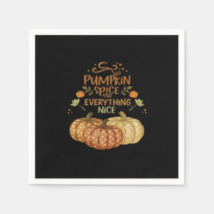 Pumpkin Gewürz und alles Nizza - Meme Herbst Qu Serviette