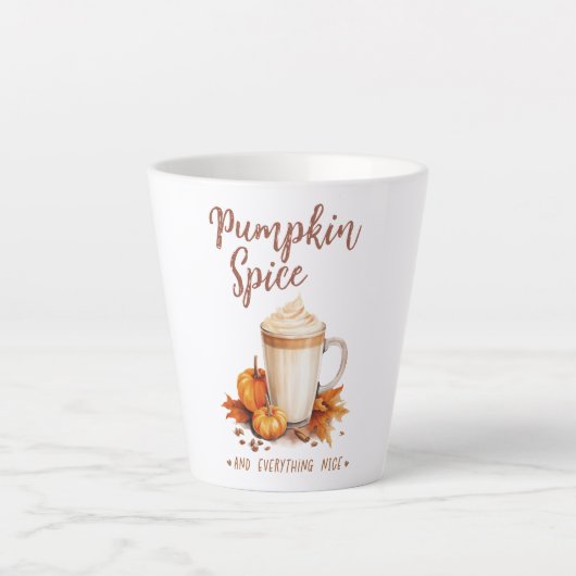 Pumpkin Gewürz und alles Nizza Milchtasse (Vorderseite)