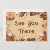 Pumpkin Gewürz und alles Nizza mit Foto Einladung (Rückseite)