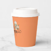 Pumpkin Gewürz und alles Nizza Pappbecher (Links)