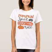 Pumpkin Gewürz und alles Nizza T-Shirt (Vorderseite)