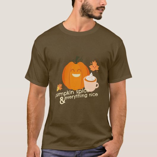 Pumpkin Gewürz und alles Nizza T-Shirt (Vorderseite)