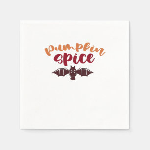 Pumpkin Gewürz und alles Nizza virale Slogan & Q Serviette