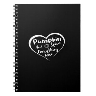 Pumpkin Gewürz und alles Nötige Niedliche Pumpkin Notizblock