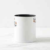 Pumpkin Gewürz und alles Nötige - Schwarze Phrase Tasse (Zentrum)