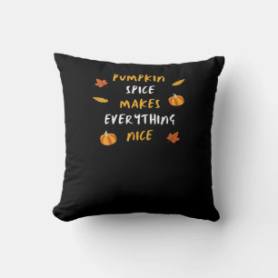 Pumpkin Gewürz und alles Nötige Slogan Kissen