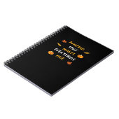 Pumpkin Gewürz und alles Nötige Slogan Notizblock (Linke Seite)