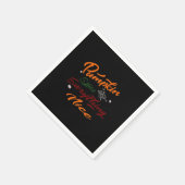 Pumpkin Gewürz und alles Nötige Slogan Serviette (Ecke)