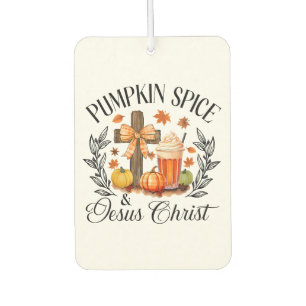 Pumpkin Gewürz und Jesus Christus Cross Pumpkin Ch Autolufterfrischer