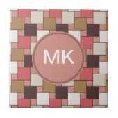 Pumpkin Gewürz Weave Muster Fliese (Vorderseite)