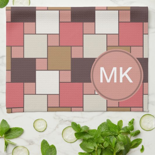 Pumpkin Gewürz Weave Muster Geschirrtuch (Gefaltet)