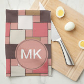 Pumpkin Gewürz Weave Muster Geschirrtuch (Viertel Falte)