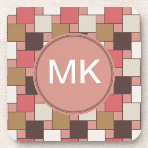 Pumpkin Gewürz Weave Muster Getränkeuntersetzer