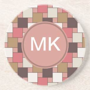 Pumpkin Gewürz Weave Muster Getränkeuntersetzer