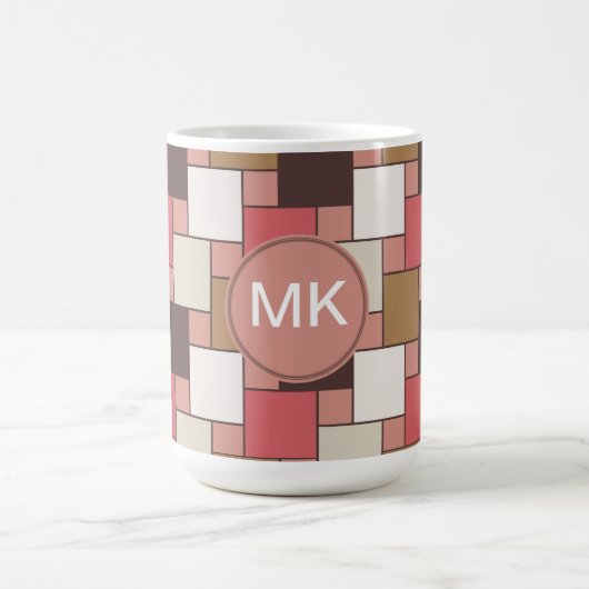 Pumpkin Gewürz Weave Muster Kaffeetasse (Mittel)