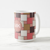 Pumpkin Gewürz Weave Muster Kaffeetasse (VorderseiteRechts)