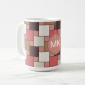 Pumpkin Gewürz Weave Muster Kaffeetasse (Vorderseite Links)