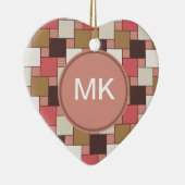 Pumpkin Gewürz Weave Muster Keramikornament (Rechts)