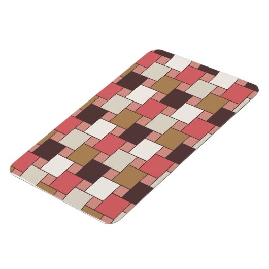 Pumpkin Gewürz Weave Muster Magnet (Linke Seite)