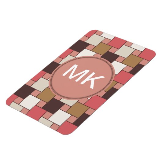 Pumpkin Gewürz Weave Muster Magnet (Linke Seite)