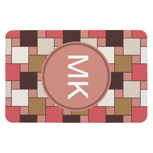 Pumpkin Gewürz Weave Muster Magnet (Horizontal)