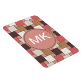 Pumpkin Gewürz Weave Muster Magnet (Rechte Seite)