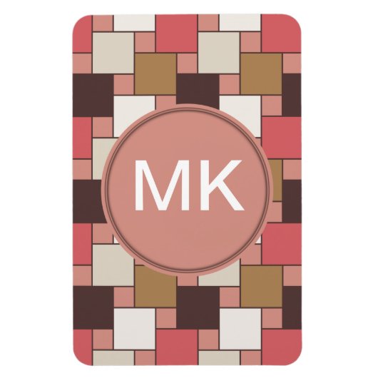 Pumpkin Gewürz Weave Muster Magnet (Vertikal)