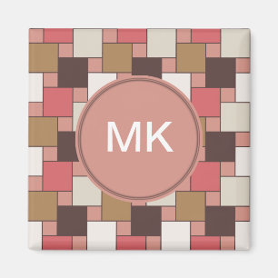 Pumpkin Gewürz Weave Muster Magnet