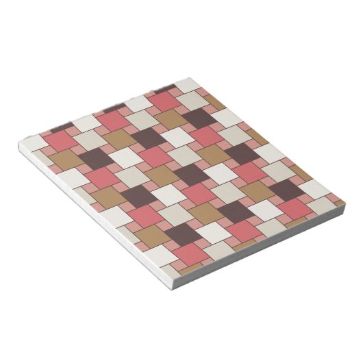 Pumpkin Gewürz Weave Muster Notizblock (angewinkelt)