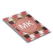 Pumpkin Gewürz Weave Muster Notizblock (Rechte Seite)