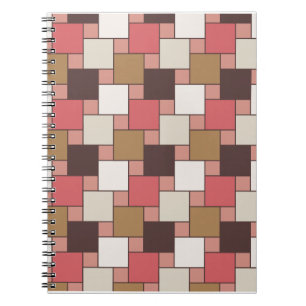 Pumpkin Gewürz Weave Muster Notizblock