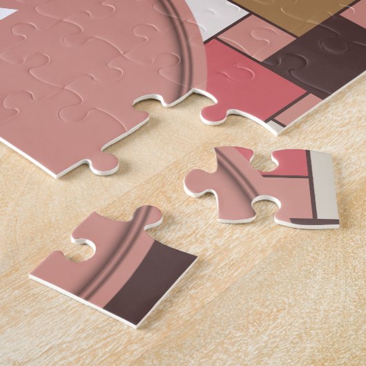 Pumpkin Gewürz Weave Muster Puzzle (Seite)