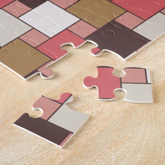 Pumpkin Gewürz Weave Muster Puzzle (Seite)