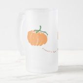 Pumpkin Gewürz, Yum! Mattglas Bierglas (Vorderseite Links)