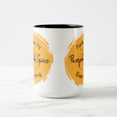 Pumpkin Gewürz Zwei-Tone-Kaffee-Tasse Zweifarbige Tasse (Mittel)