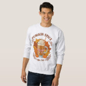 Pumpkin Gewürzcoffee Club Herbstsaison Sweatshirt (Vorne ganz)