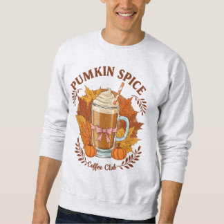 Pumpkin Gewürzcoffee Club Herbstsaison Sweatshirt
