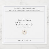 Pumpkin-Gewürzdietikett Alkoholflaschenetikett (Einzelnes Label)