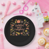 Pumpkin Gewürze alles Funny Design Pappteller (Party)