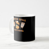 Pumpkin Gewürze alles Funny Herbst Kaffeetasse (Vorderseite Links)