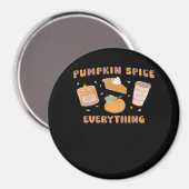 Pumpkin Gewürze alles Funny Herbst Magnet (Vorderseite/Rückseite)